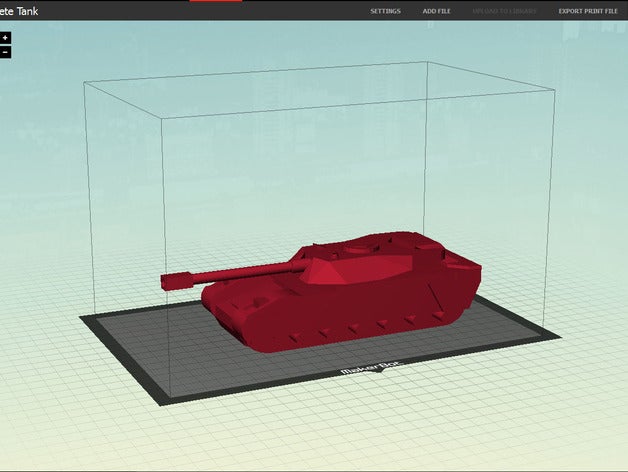 military tank design vehicles model world tanks 3D print model - Mito3D