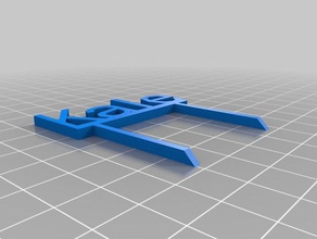 kale bahçe işareti açık ve özelleştirilmiş 3d print model - Mito3D