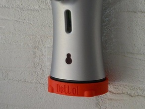 dettol wall mounting dispensor lysol no touch sagrotan soap dispenser 3d print model - Mito3D