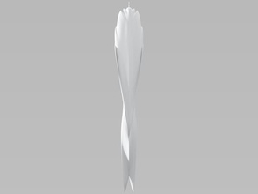 biodegradable festival fork other 3d print model - Mito3D