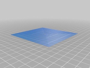 square spiral-Bett-level-test 3d-Druck-tests kundengebundene 3d print model - Mito3D