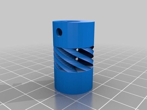 meine angepasste flexible Kupplung parametric 2 verschiedenen inneren Löcher 3d Drucker Teile 3d print model - Mito3D