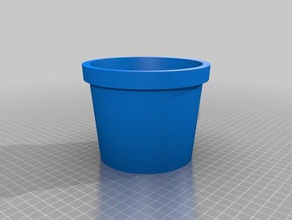 pot outdoor & garden customized 3d print model - Mito3D