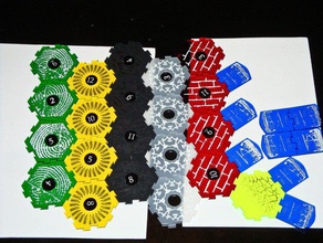 lasercut azulejos de los colonos catan otros juego enclavamiento modular settlersofcatan el acrílico cortadora láser puzzle 3d print model - Mito3D
