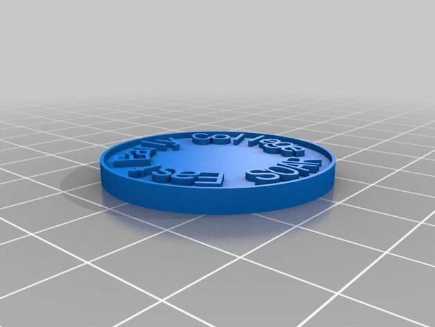 noche ciencias monedas & insignias personalizado 3D print model - Mito3D