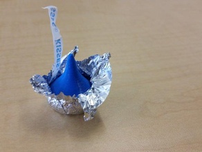 hershey kiss food & drink candy chocolate 3d print model - Mito3D