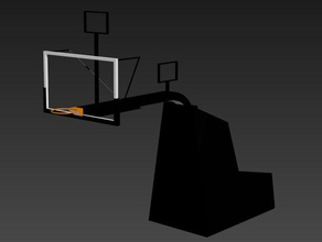 panier de baloncesto deporte y al aire libre 3d print model - Mito3D
