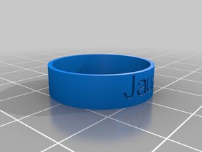 meu personalizados anel - jaun do anéis personalizado 3d print model - Mito3D