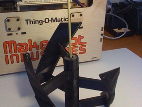 dikey türbin atom parçası diğer vawt rüzgar yeldeğirmeni 3d model 3d print model - Mito3D