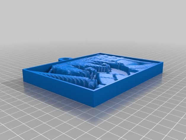 preto espadachim Arte 2d personalizado 3D print model - Mito3D