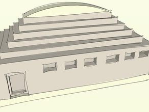 sala do templo A impressão 3d 3d print model - Mito3D