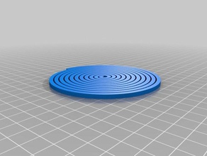 spirale 40 rev diam 95 e 3mm h distância de 1mm os acessórios personalizado 3d print model - Mito3D