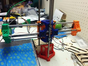 printrbot tri-rod mod alt parça geliştirilmiş 3d baskı 1405 basit 3d print model - Mito3D