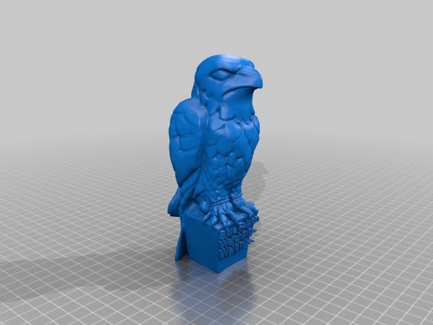 la usaf blue falcon las esculturas fuerza aérea halcón amigo de gestión 3D print model - Mito3D