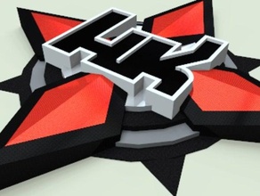 hk airsoft team logo en 3d signos y logotipos 3d print model - Mito3D