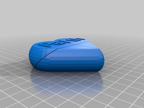 my customized preassembled secret heart box interactive art 3d print model - Mito3D