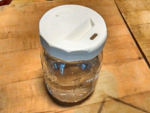 sippy tampa do frasco recipientes moonshine 3d print model - Mito3D