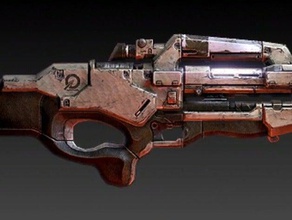 m96 mattock jogos de vídeo cosplay arma fogo masseffect efeito massa me2 me3 prop rifle 3d print model - Mito3D