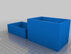 box lizard cards thicker wall containers customized 3d print model - Mito3D