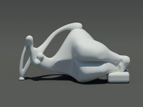big mama do agregado familiar grande senhora estátua 3d print model - Mito3D