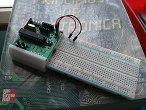 pcb holder breadboard 50mm electronics 3d print model - Mito3D