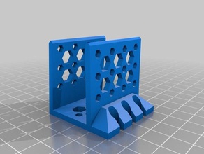 28mm desk 3 cable catcher office customized 3d print model - Mito3D