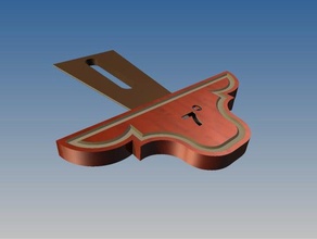 Schwalbenschwanz-jig hand-Werkzeuge die Holzbearbeitung 3d print model - Mito3D