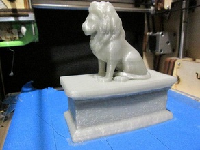 lion box containers art 3d print model - Mito3D