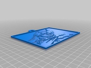 batman lithopane 2d sanat özelleştirilmiş 3d print model - Mito3D