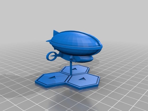 dwarven zepplin toys & games 3D print model - Mito3D