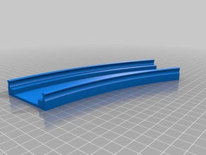 h0 bridge curve buildings & structures 360mm radius 3d print model - Mito3D