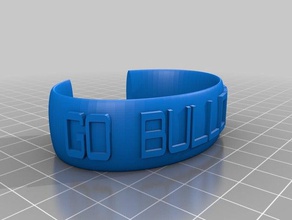 andare bulldogs braceleet bracciali su misura 3d print model - Mito3D