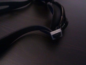 serrage clip de lunettes natation sport et loisirs protection sangle pièce rechange les pièces la 3d print model - Mito3D