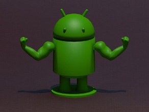 beefy android cep telefonu logosu samsung galaxy s4 s ııı 3d print model - Mito3D