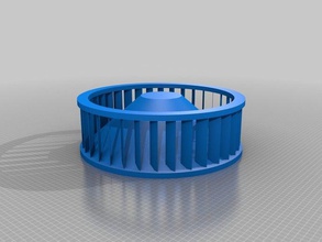 larger centrifugal blower squirell fan 3d printer accessories customized 3d print model - Mito3D