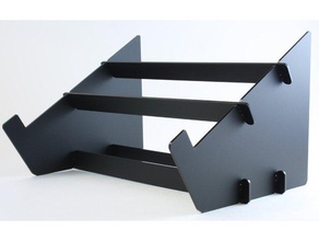laser-cut portable laptop stand-1 8-Zoll-Acryl computer Acryl flat-pack stand das macbook air 3d print model - Mito3D