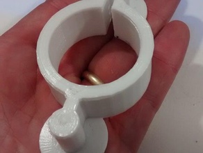 vacuum cleaner pipe clip replacement parts 3d print model - Mito3D