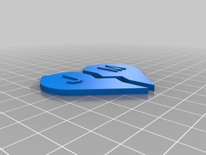 meu personalizados coração amizade charme jóias personalizado 3d print model - Mito3D