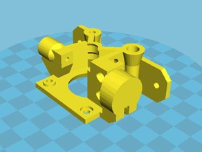 kossel mini airtripper bowden extrudeuse - percer votre propre montage Imprimante 3d extrudeuses de l'extrudeuse makerlibre maker libre xtruder 3d print model - Mito3D