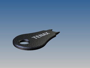 tenax attache-clés de l'automobile austin healey 3d print model - Mito3D