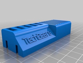 techbears kartı usb sopa tutucu organizasyon özelleştirilmiş 3d print model - Mito3D