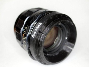 m42 adapter guerillabeam camera 35mm gbeam-lens-adapter projector 3d print model - Mito3D