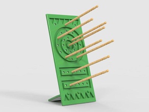 toothpick darts stand household countertopchallenge 3d print model - Mito3D