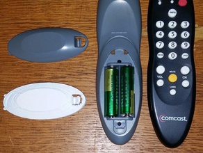 comcast de la télévision par câble à distance du couvercle batterie les pièces rechange le partie 3d print model - Mito3D