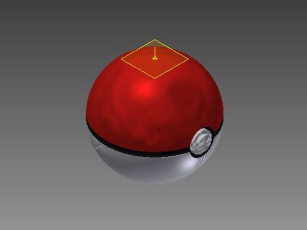 poke-ball actual size toy & game accessories ball poke pokeball pokeballl pokemon 3D print model - Mito3D