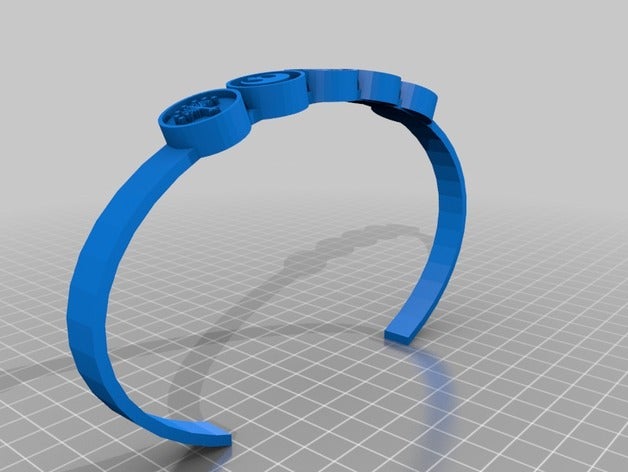 meu personalizados geek chic - customizeable bling os acessórios personalizado 3D print model - Mito3D