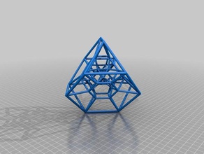 simplex de truncamento 1101 matemática 4d polī ıtopo truncado 3d print model - Mito3D