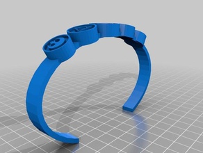 geek chic - bracelet3 accessoires personnalisé 3d print model - Mito3D