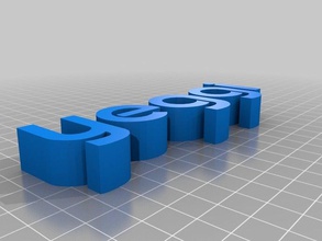 yeggi Suchmaschinen-logo stehen andere 3d-Modelle 3d print model - Mito3D