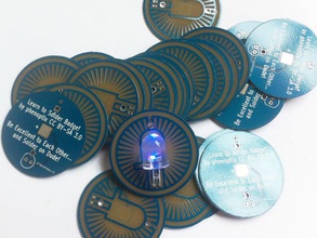 phenoptix learn solder badge electronics 3d print model - Mito3D